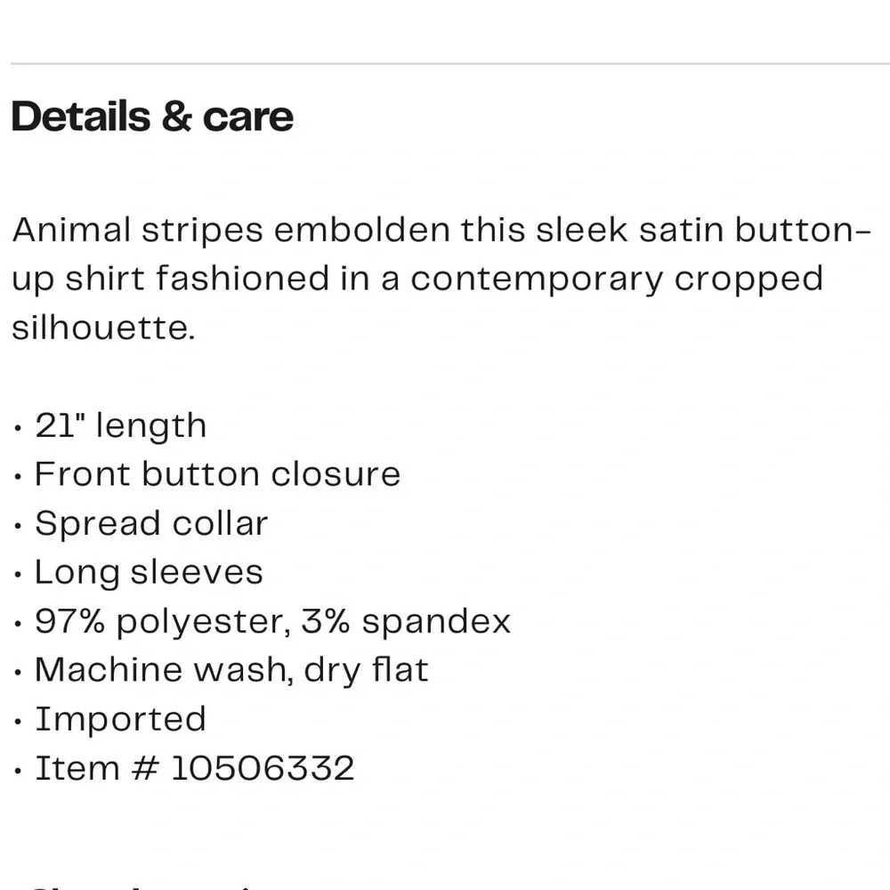 PLEIONE🍒SZ M🍒ANIMAL PRINT BUTTON FRONT BLOUSE SEMI SHEER EXCELLENT CONDITION - Picture 14 of 15